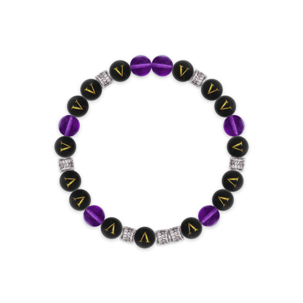 Balanced Red Onyx Initial R Bracelet – 5981D4