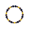 Blue Tiger Eye & Clear Smoky Quartz Bracelet – 778B08