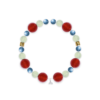 Blue Cat's Eye & White Mermaid Tail Bracelet – E8CCDA